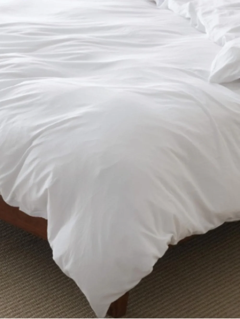 KING SIZE Duvet Cover 100% Premium Polyester - WHITE